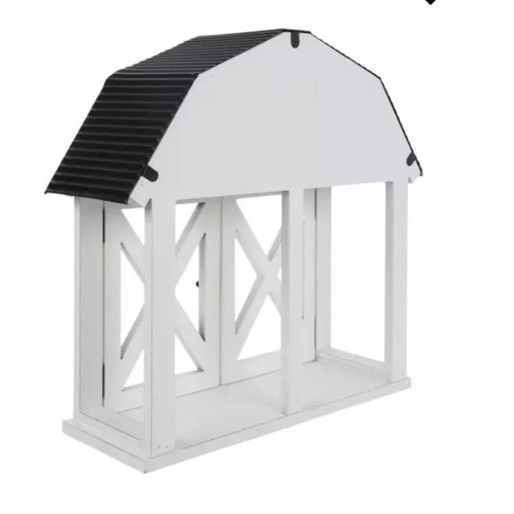 Hobby Lobby White Rustic Barn Display Shelf‎ Farmhouse Decor